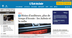 Desktop Screenshot of lest-eclair.fr